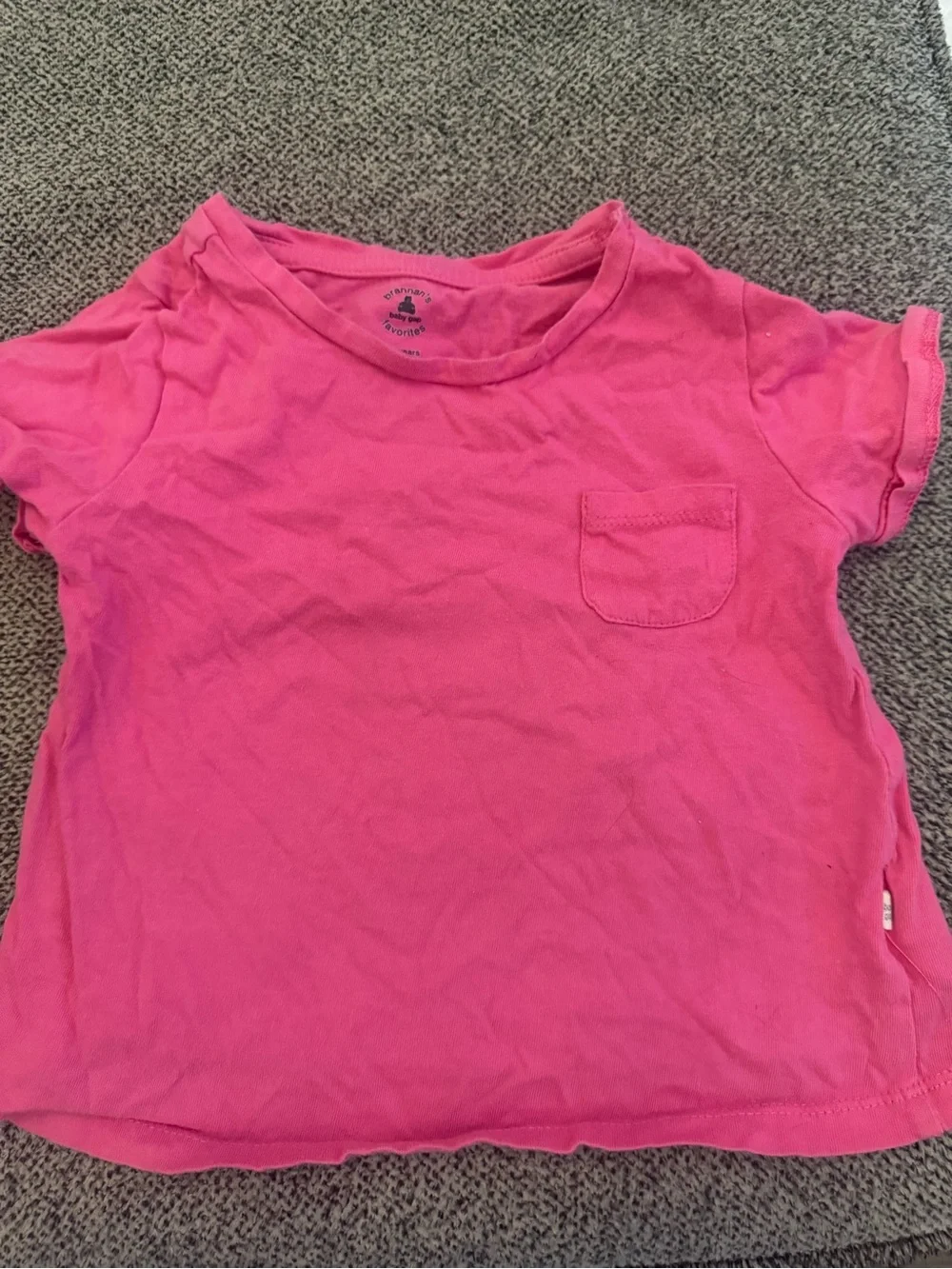 GAP Hot Pink Short Sleeve Pocket Tee